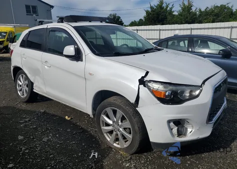 2015 Mitsubishi Outlander Sport Es from USA, damaged, VIN 4A4AR3AW3FE033478
